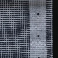 vidaXL Leno presenning 260 g/m² 2x20 m vit
