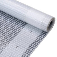 vidaXL Leno presenning 260 g/m² 4x6 m vit