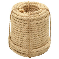 vidaXL Rep 100% sisal 20 mm 100 m