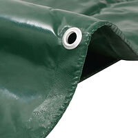 vidaXL Presenning 650 g/m² 3,5x5 m grön