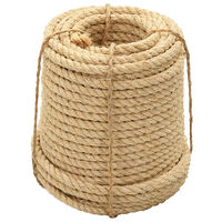 vidaXL Rep 100% sisal 16 mm 100 m