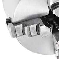 vidaXL 4-backs självjusterande svarvchuck 100 mm stål