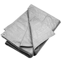 vidaXL Presenning 180 g/m² 6x12 m grå HDPE