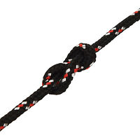 vidaXL Båtlina svart 3 mm 250 m polypropylen