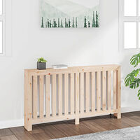vidaXL Elementskydd 153x19x84 cm massiv furu