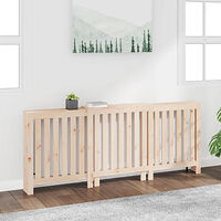 vidaXL Elementskydd 210x21x85 cm massiv furu