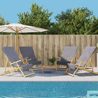 vidaXL Badhanddukar 4 st antracit 60x135 cm tyg 400 gsm