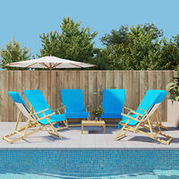 vidaXL Badhanddukar 6 st turkos 60x135 cm tyg 400 gsm