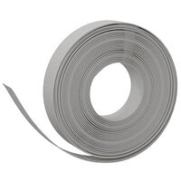vidaXL Rabattkant grå 2 st 10 m 10 cm polyeten