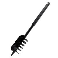 vidaXL Jordborr Auger Dubbelspiral 120 mm