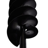 vidaXL Jordborr Auger Dubbelspiral 120 mm