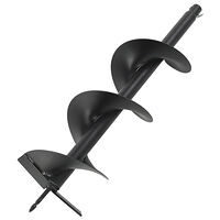 vidaXL Jordborr stål 200 mm