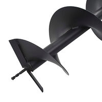 vidaXL Jordborr stål 250 mm