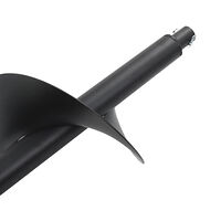 vidaXL Jordborr stål 250 mm