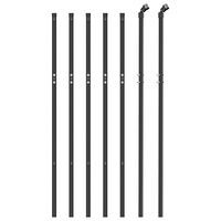 vidaXL Gunnebostängsel antracit 1,1x10 m