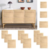 vidaXL Skåplucka lamelldesign 69x49,4 cm massiv furu
