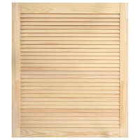 vidaXL Skåpluckor lamelldesign 2 st 61,5x49,4 cm massiv furu