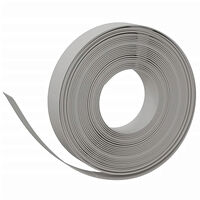 vidaXL Rabattkant grå 10 m 10 cm polyeten