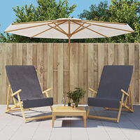 vidaXL Badhanddukar 2 st antracit 60x135 cm tyg 400 gsm
