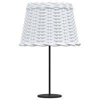 vidaXL Lampskärm vit Ø30x20 cm korgmaterial