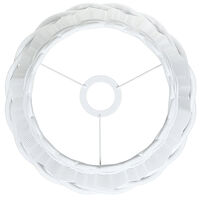 vidaXL Lampskärm vit Ø30x20 cm korgmaterial