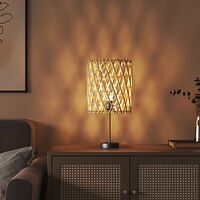 vidaXL Lampskärm Ø23x28 cm korgmaterial