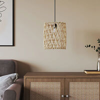 vidaXL Lampskärm Ø23x28 cm korgmaterial