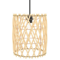 vidaXL Lampskärm Ø23x28 cm korgmaterial