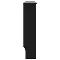 vidaXL Elementskydd svart 172x19x81,5 cm MDF