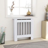 vidaXL Elementskydd MDF vit 78 cm