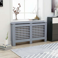 vidaXL Elementskydd antracit 152x19x81,5 cm MDF