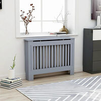 vidaXL Elementskydd antracit 112x19x81,5 cm MDF