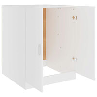 vidaXL Tvättmaskinsskåp vit 71x71,5x91,5 cm