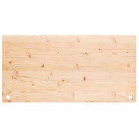 vidaXL Skrivbordsskiva 100x60x2,5 cm massiv furu