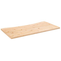 vidaXL Skrivbordsskiva 110x55x2,5 cm massiv furu