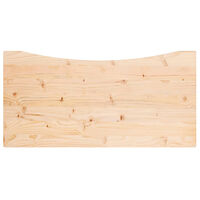 vidaXL Skrivbordsskiva 110x55x2,5 cm massiv furu