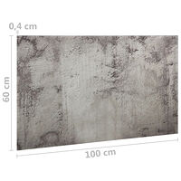 vidaXL Magnetisk tavla glasskiva 100x60 cm