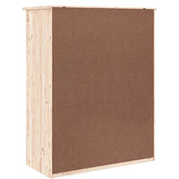 vidaXL Skoskåp ALTA 77x35x96 cm massiv furu