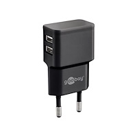 Goobay Goobay 44951 mobilladdare Mobiltelefon, Smartphone Svart AC inomhus