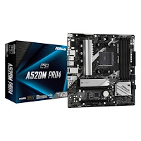 ASRock Asrock A520M Pro4 Uttag AM4 micro ATX