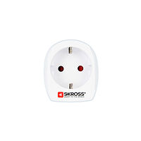 SKROSS Skross 1.500232-E reseadaptrar Typ C (Europlug) Typ K (DK)