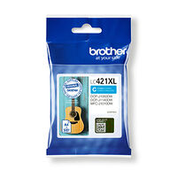 Brother Brother LC421XLC - Lång livslängd - cyan - original - bläckpatron