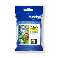 Brother Brother LC422XLY - Lång livslängd - gul - original - bläckpatron