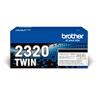Brother Brother TN-2320TWIN Tonerkassett 1 styck Original Svart