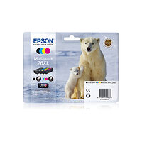 EPSON Epson Polar bear Flerpack 4 färger 26XL Claria Premium-bläck