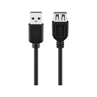 Goobay Goobay 93600 USB-kablar 3 m USB 2.0 USB A Svart