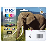 EPSON Epson Elephant Multipack 6-colours 24 Claria Photo HD Ink