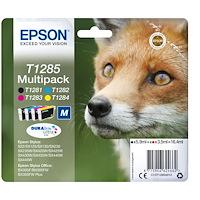 EPSON Epson Fox Flerpack 4 färger T1285 DURABrite Ultra-bläck