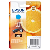 EPSON Epson Oranges Singlepack Cyan 33 Claria Premium Ink