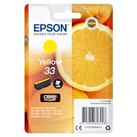 EPSON Epson Oranges Singlepack Yellow 33 Claria Premium Ink